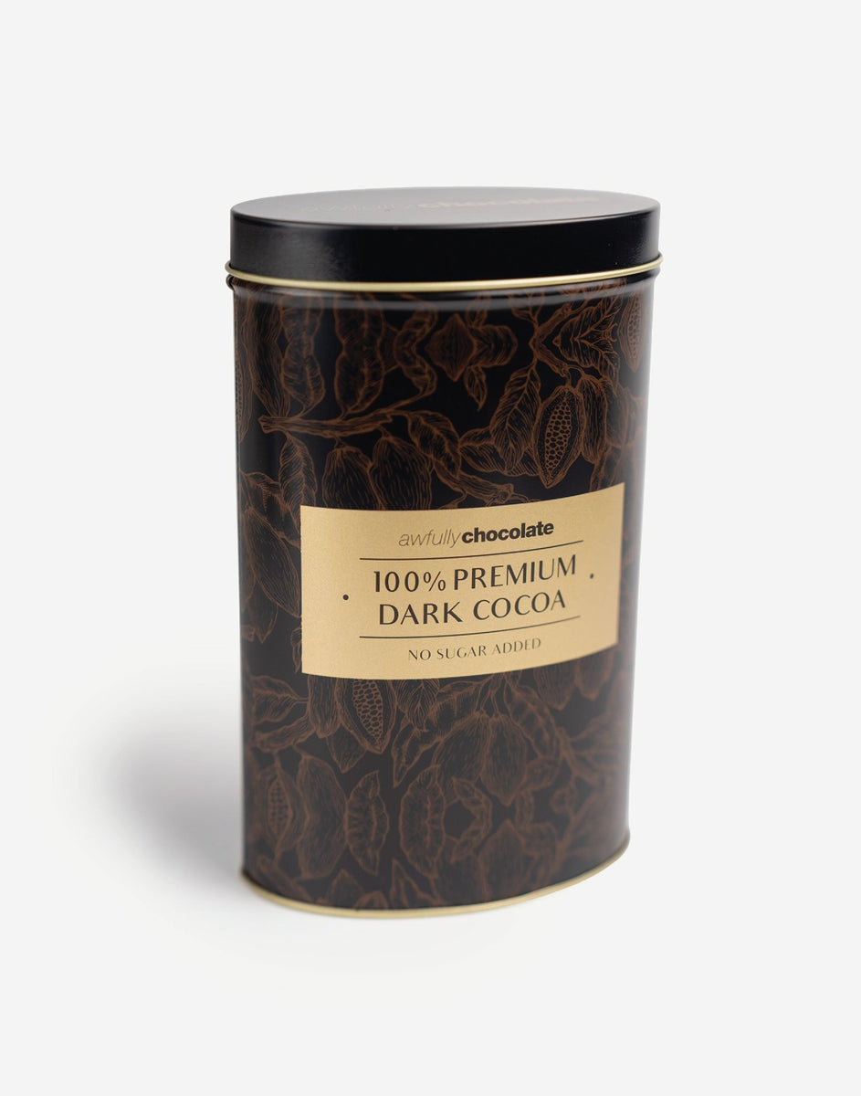 100% Premium Dark Cocoa – Awfully Chocolate