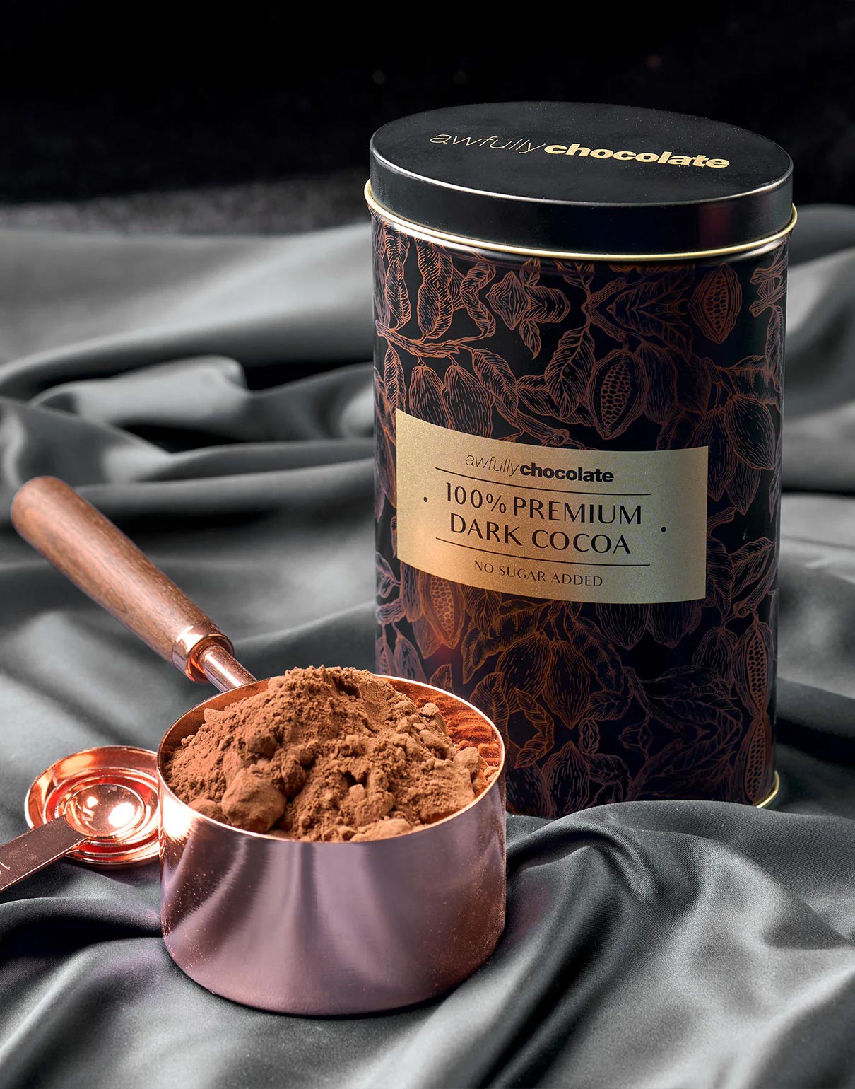 100% Premium Dark Cocoa