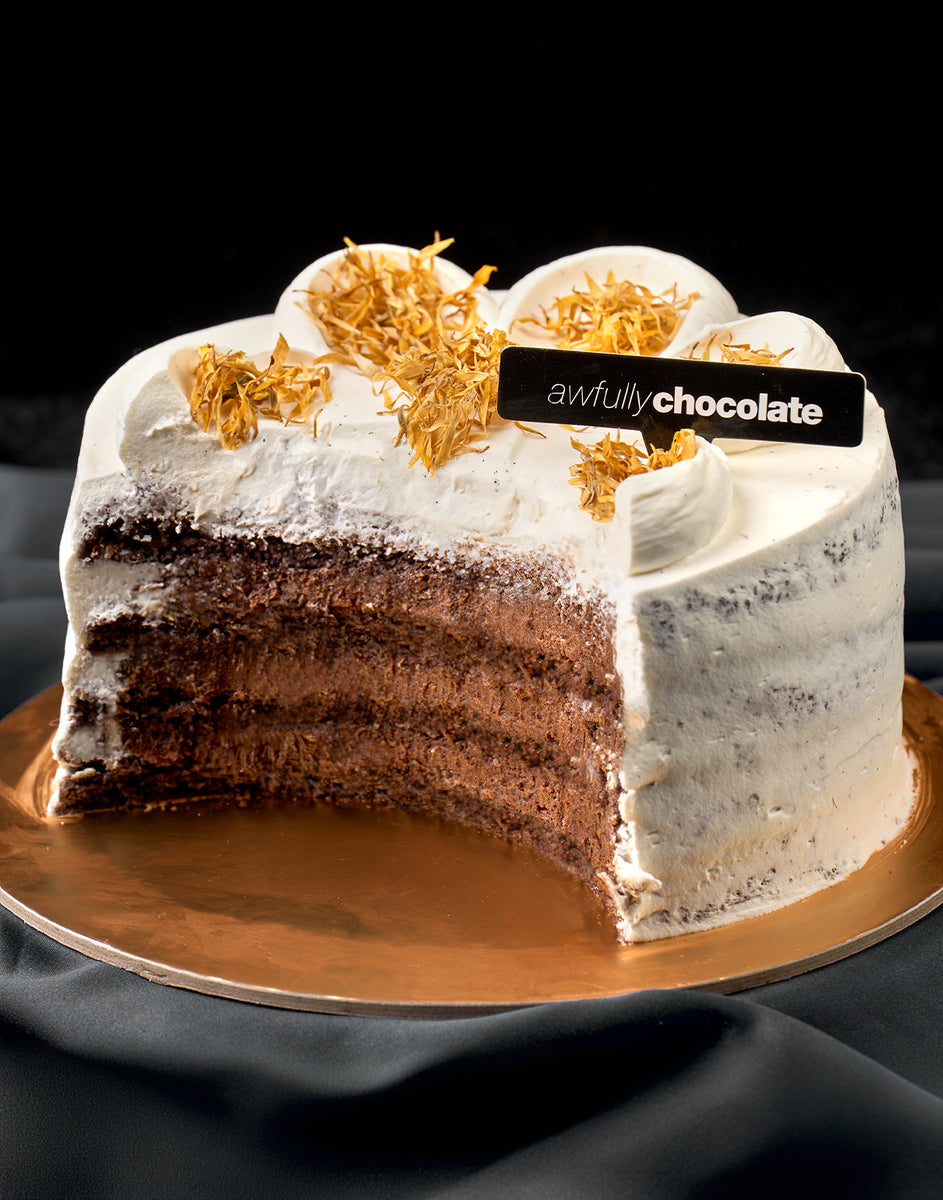 Dark Ganache Cake