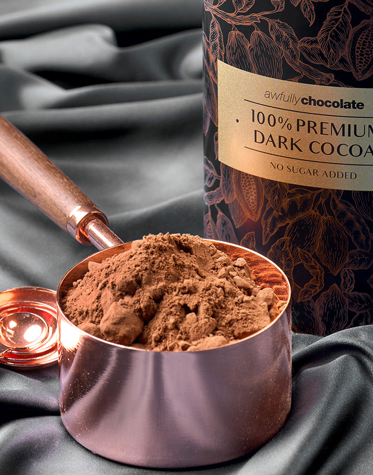 100% Premium Dark Cocoa