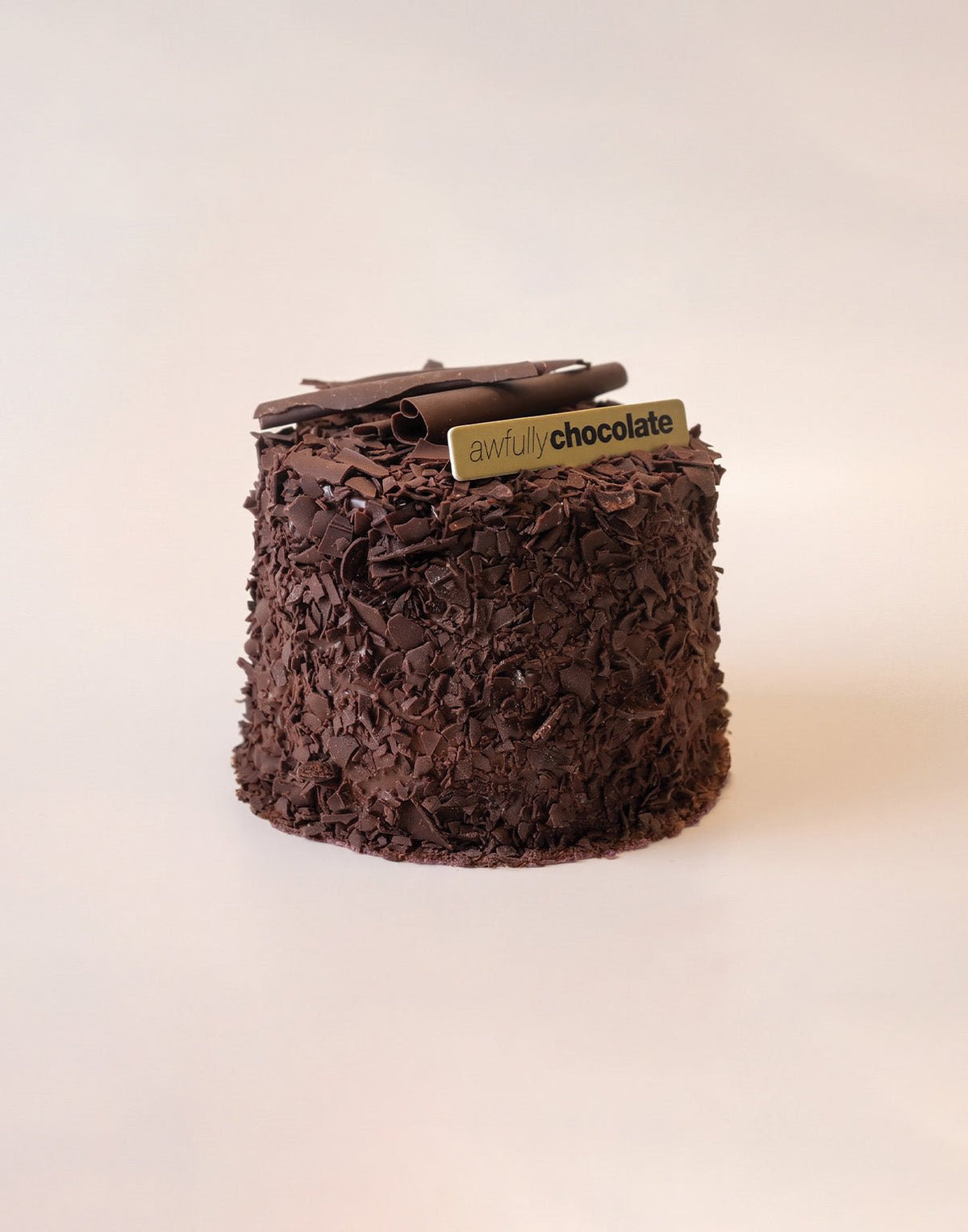4" Chocolate Praline Cake - Awfully Chocolate