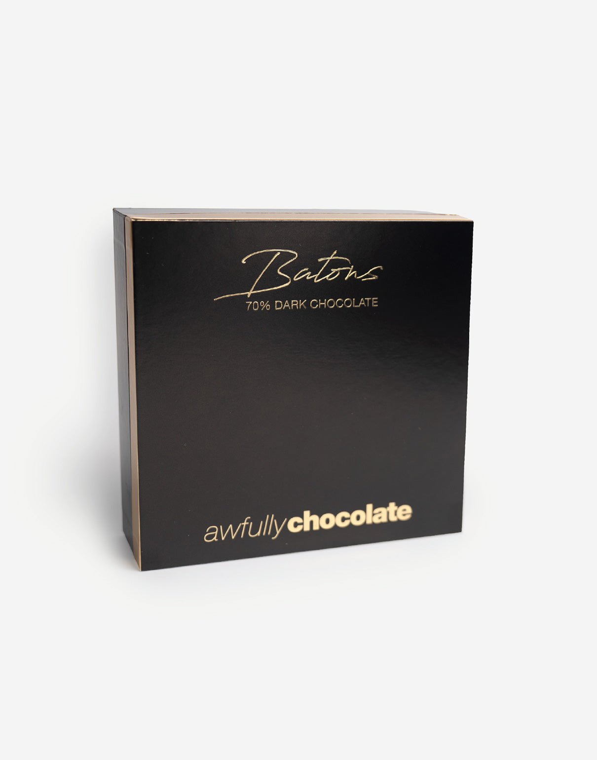 70% Dark Chocolate Batons - Awfully Chocolate