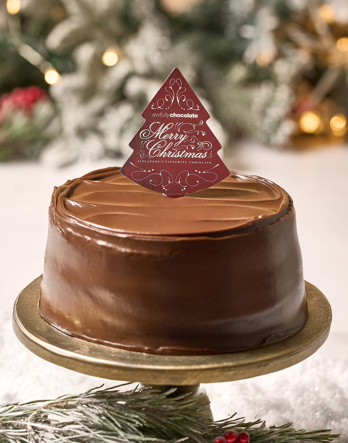Christmas Original All Chocolate Cake