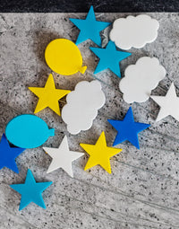 Balloons, Stars & Clouds Topper