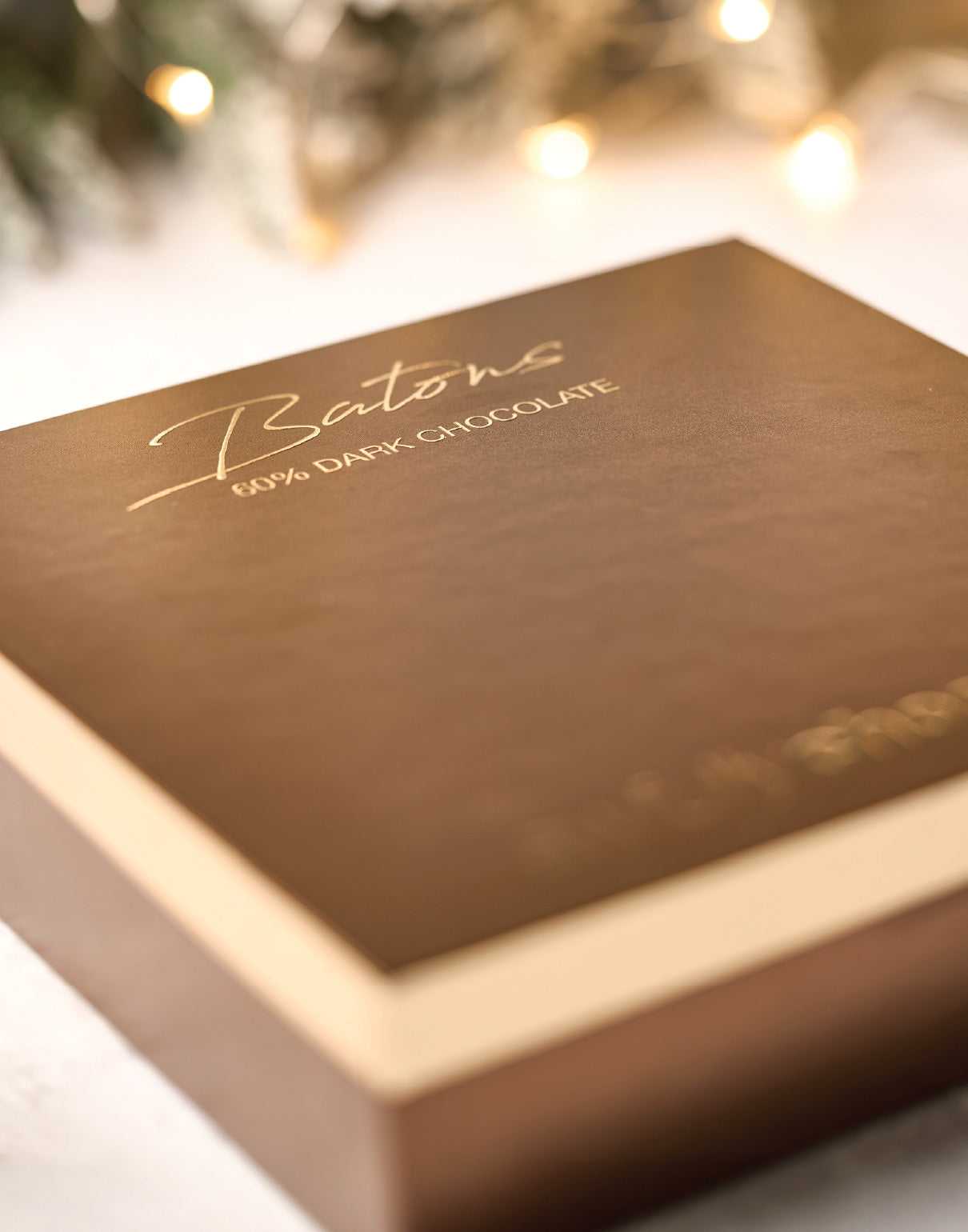 Christmas 60% Dark Chocolate Batons