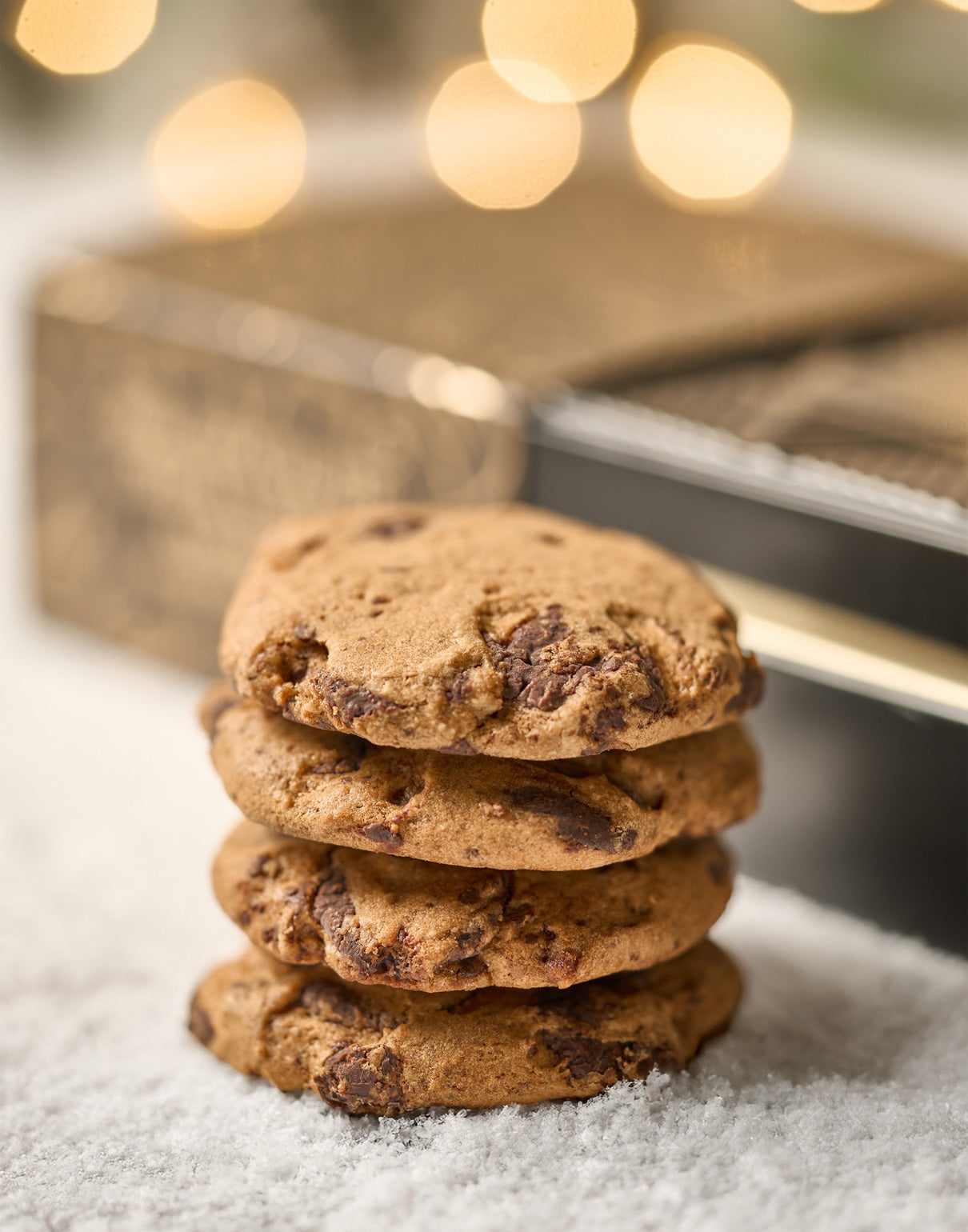 Christmas 60% Chocolate Chip & Vanilla Cookies