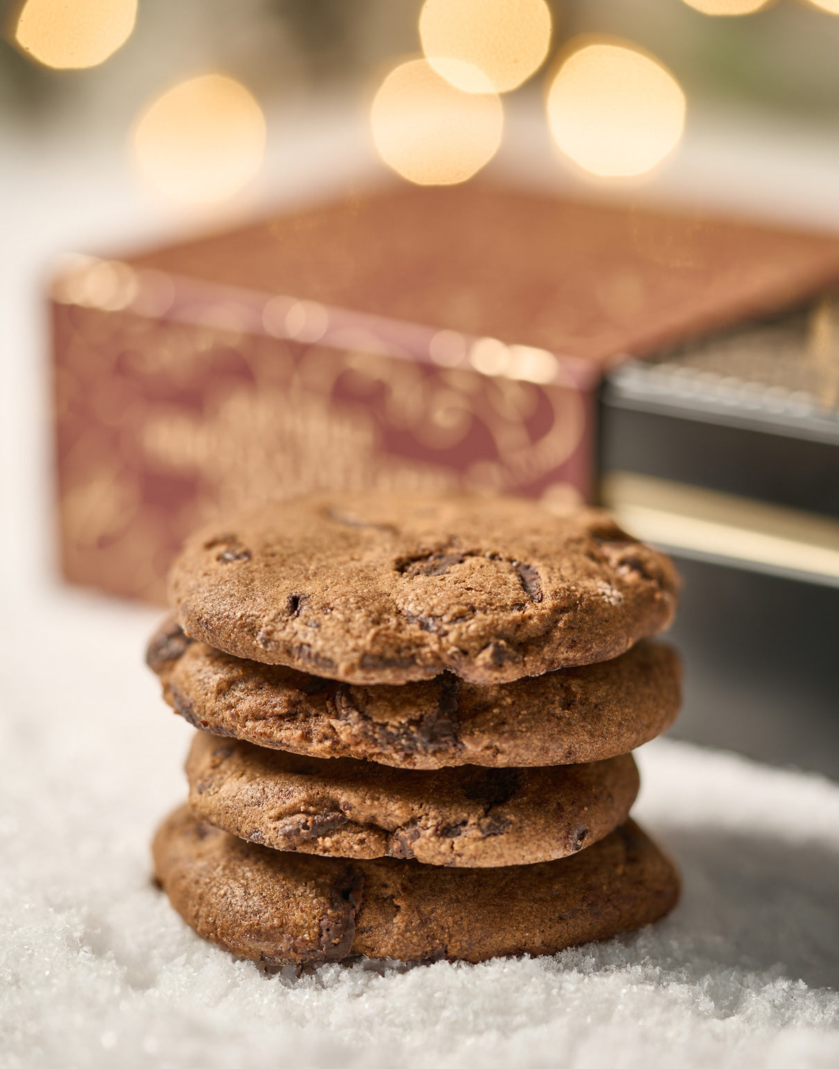 Christmas Double Chocolate Chip Cookies