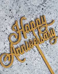 Happy Anniversary Topper