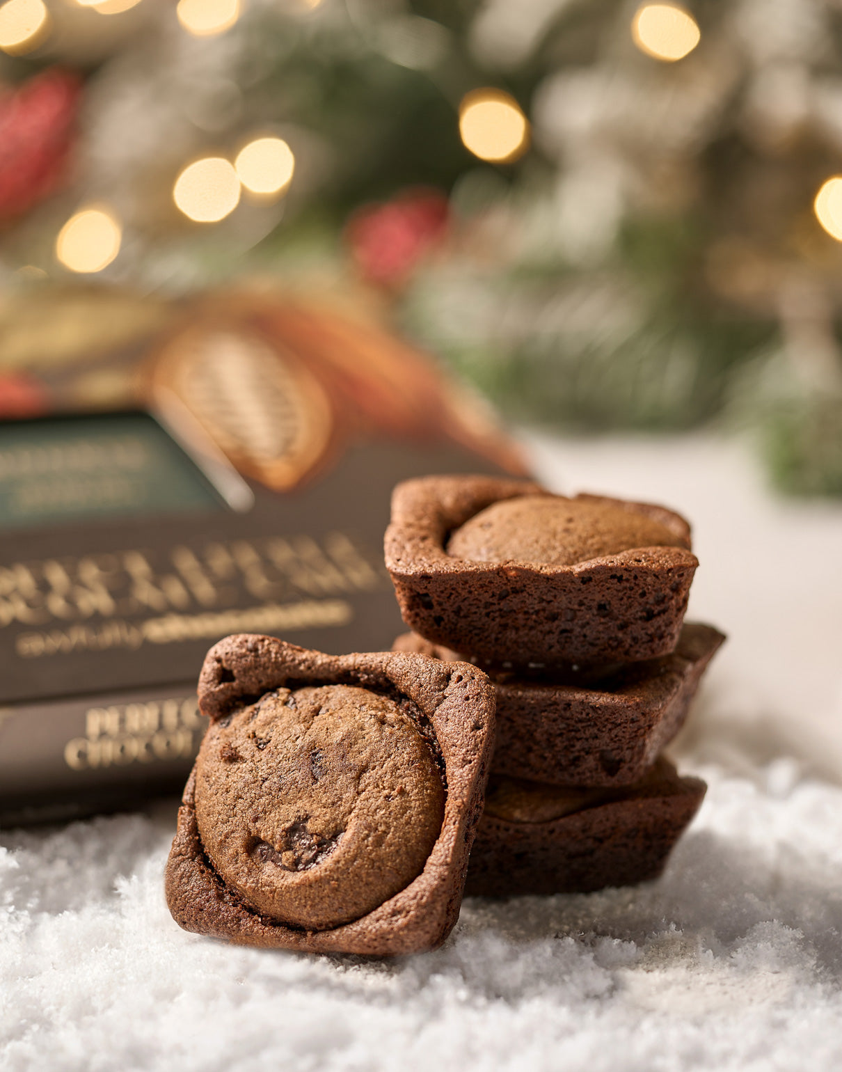Christmas Brookie Perfect Little Chocolate Cakes