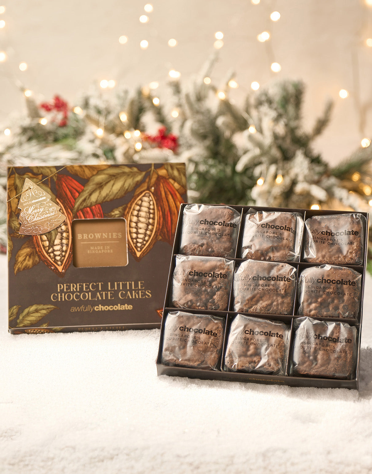 Christmas Brownies Perfect Little Chocolate Cakes