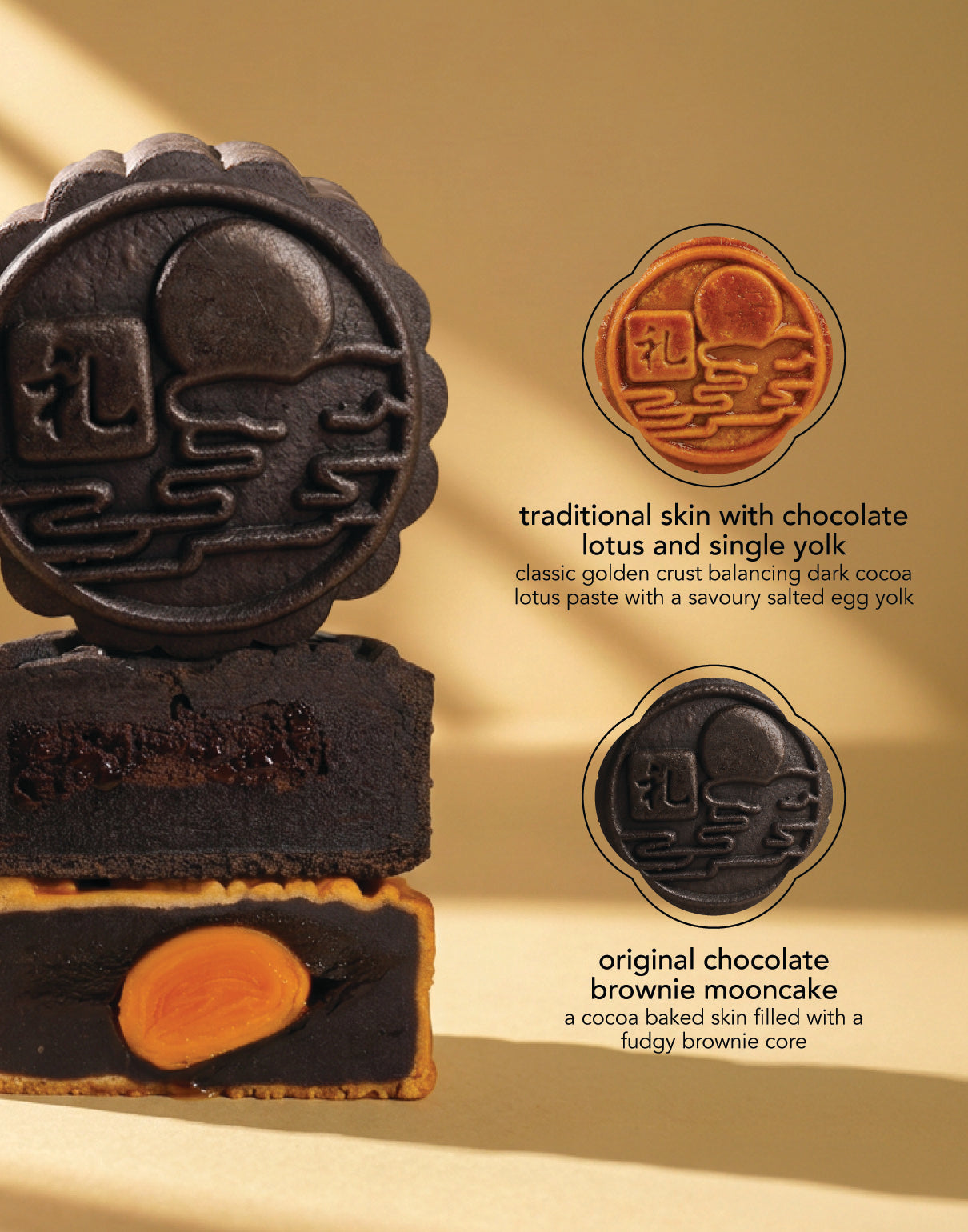 The Original Chocolate Mooncakes Duo