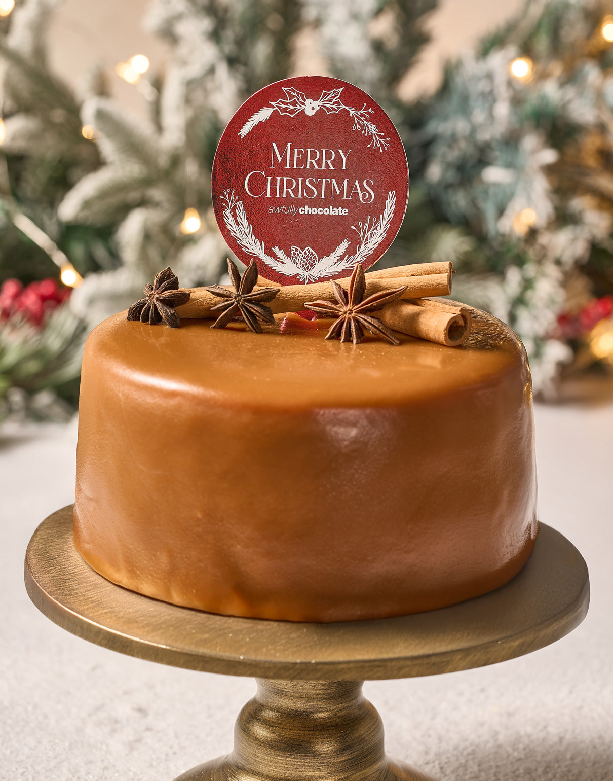 Christmas Caramel Brittle & Sea Salt Chocolate Cake
