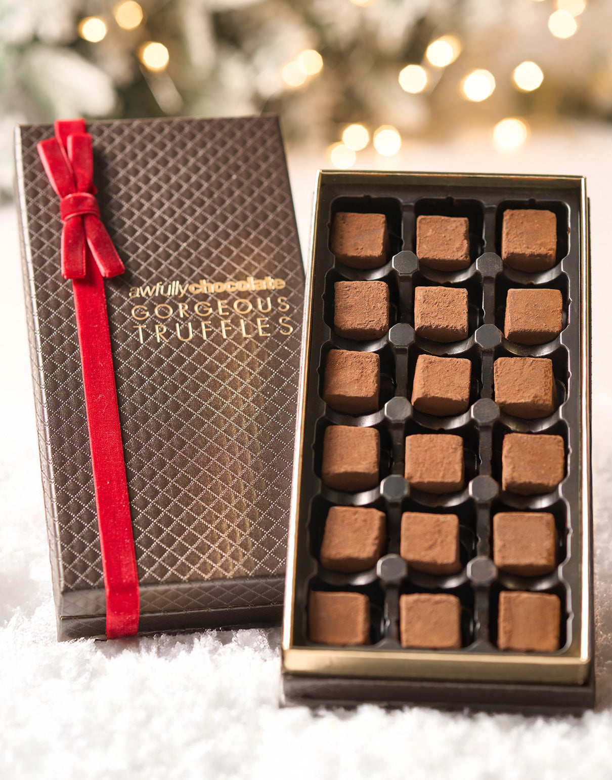 Christmas 18pcs Dark Chocolate Truffles