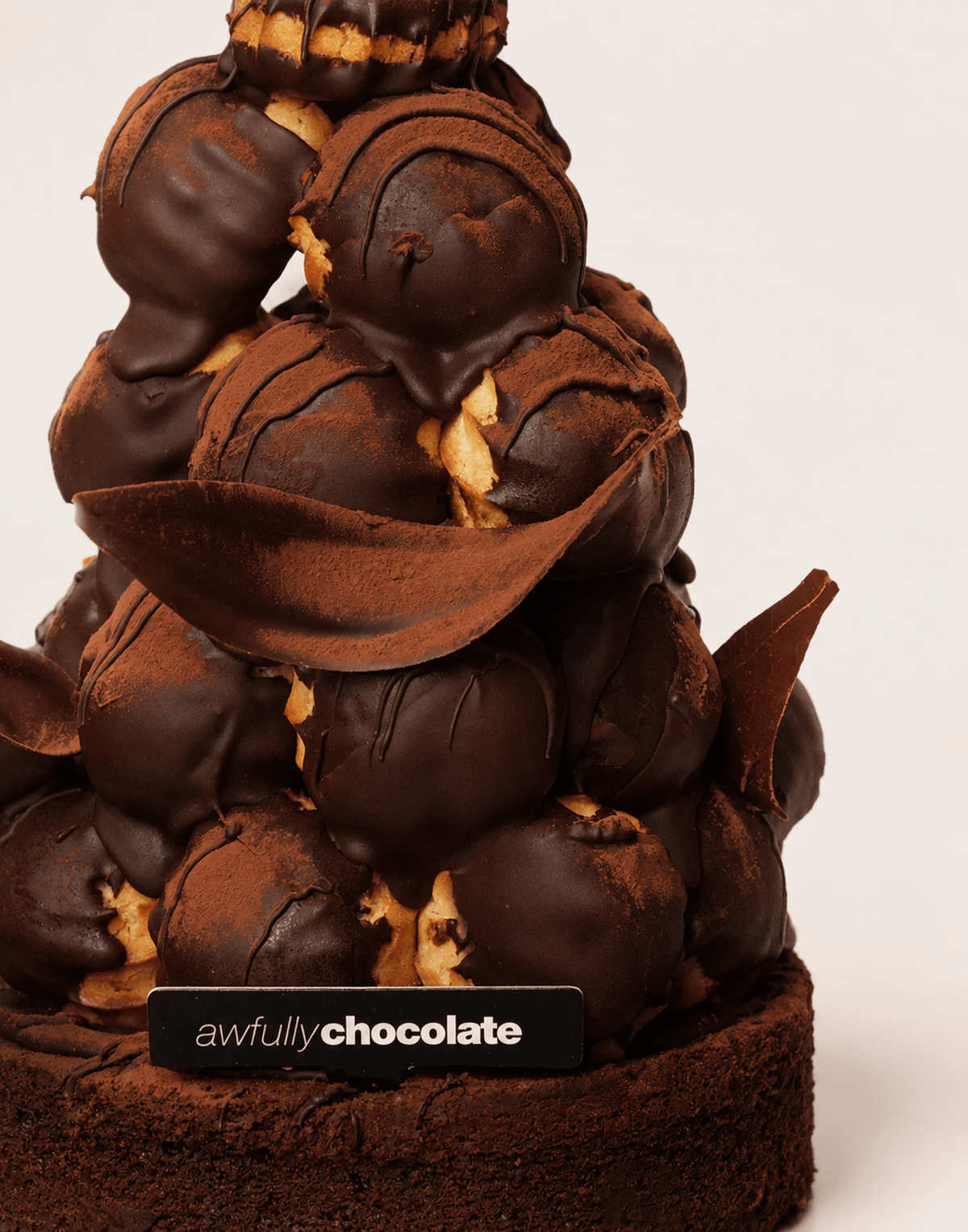 Chocolate Croquembouche - Awfully Chocolate