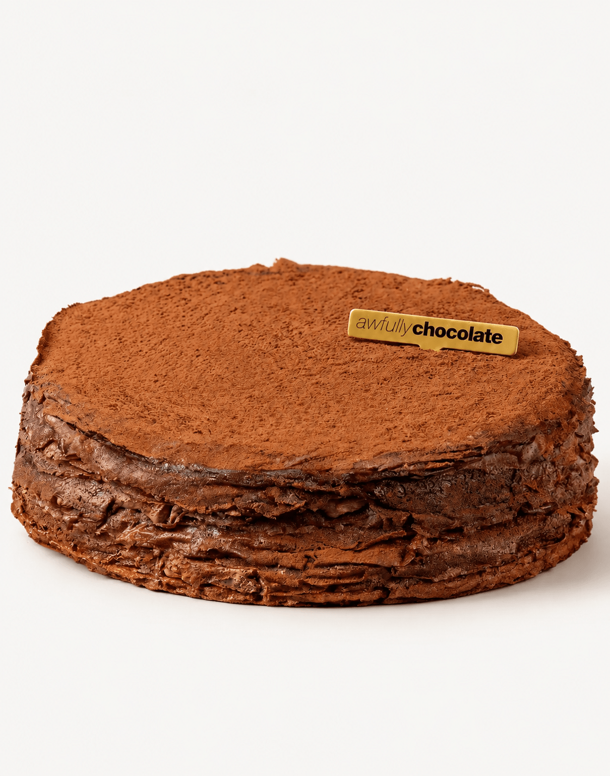 Chocolate Mille Crepe - Awfully Chocolate