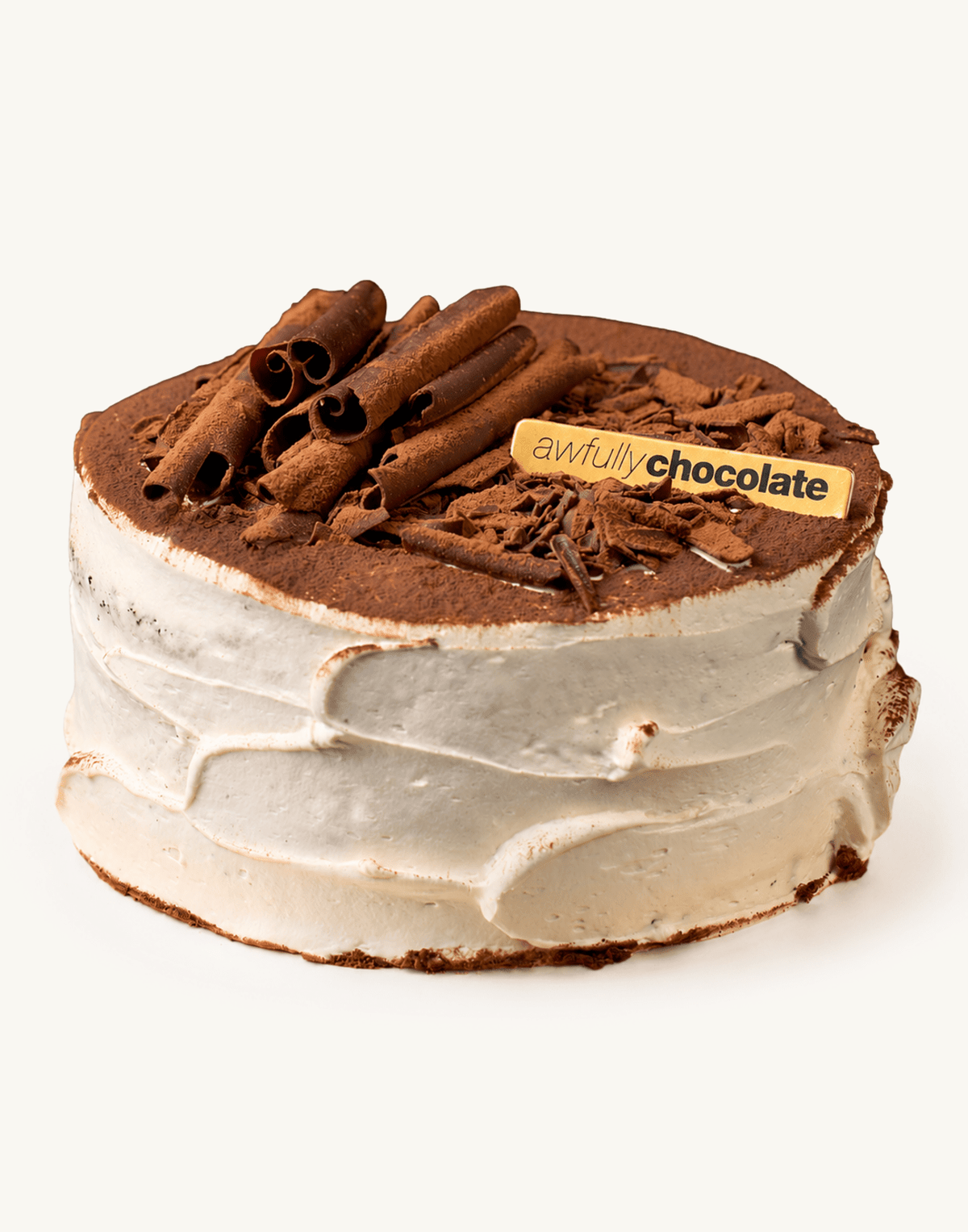 Chocolate Tiramisu Cake - Awfully Chocolate