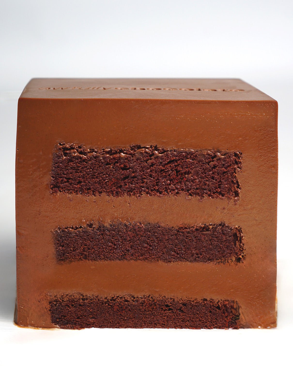 Classic Dark Truffle Cake - Awfully Chocolate