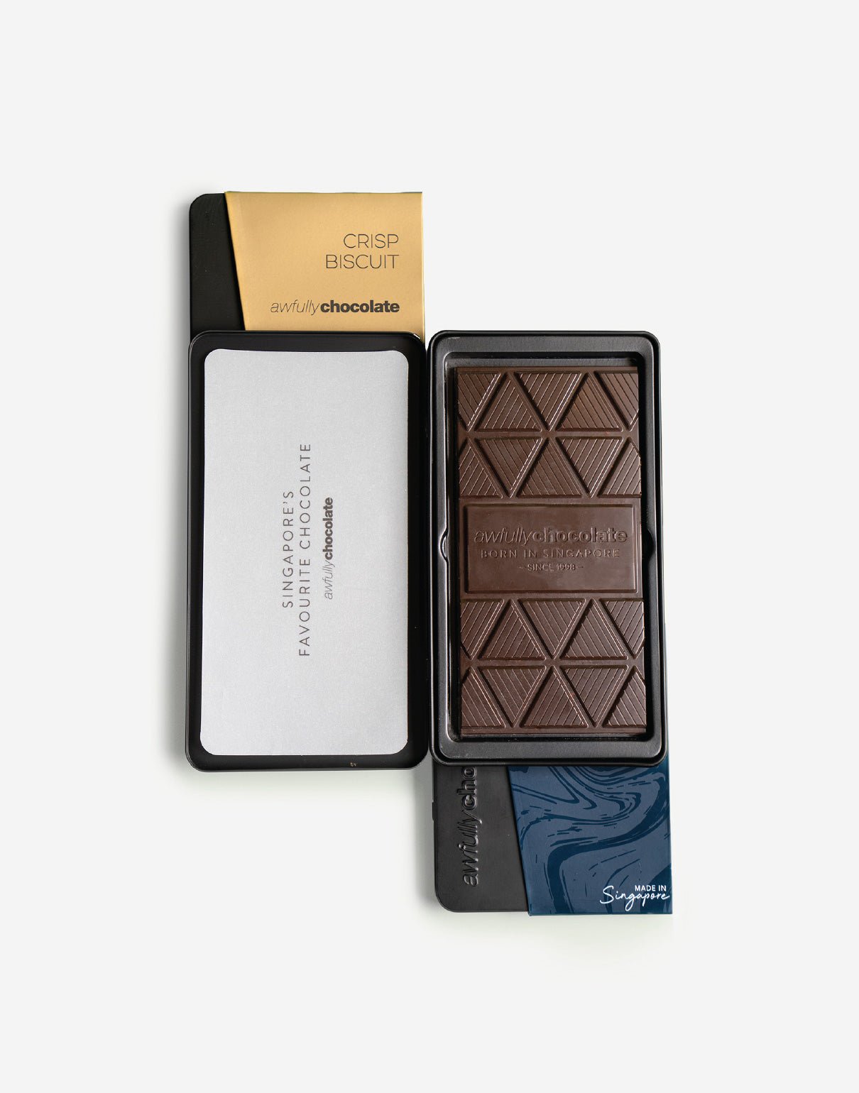 Crisp Biscuit Chocolate Bar - Awfully Chocolate