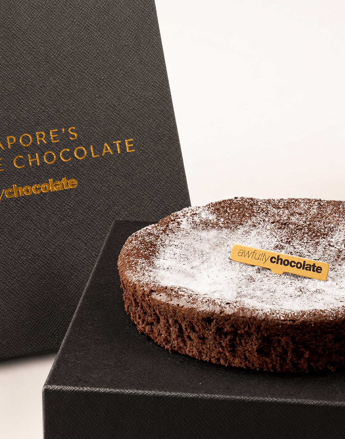 Flourless Chocolate Cake - Awfully Chocolate