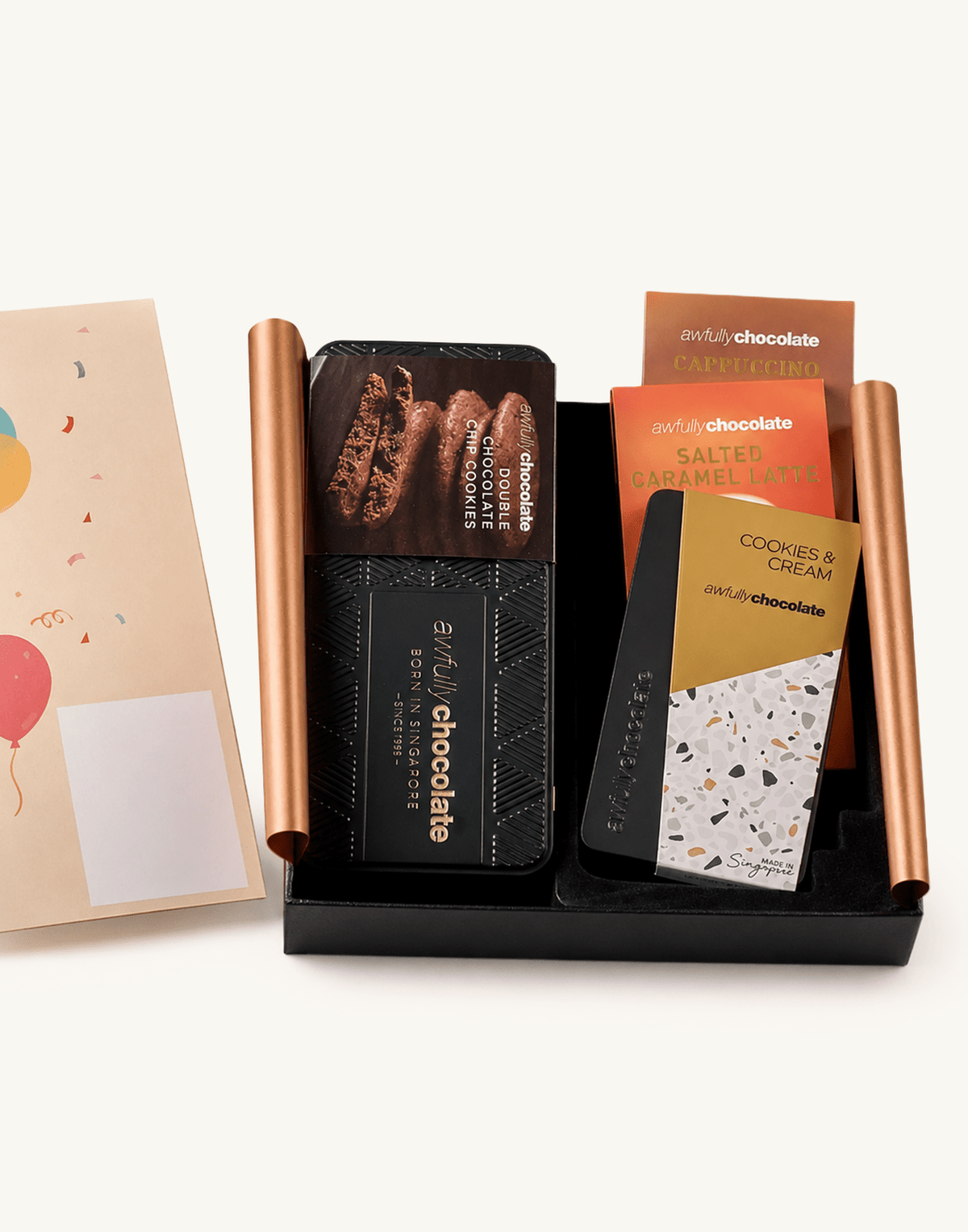 Happy Birthday Balloon Gift Set - Awfully Chocolate