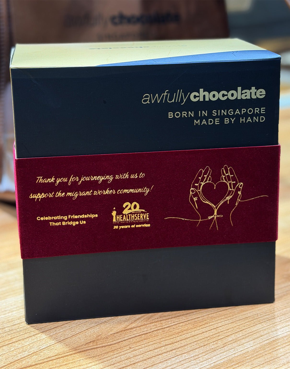 HealthServe 6" All Chocolate Cake - Awfully Chocolate