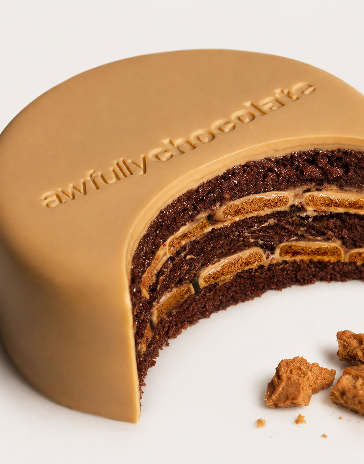 Rich Gold Chocolate Cake