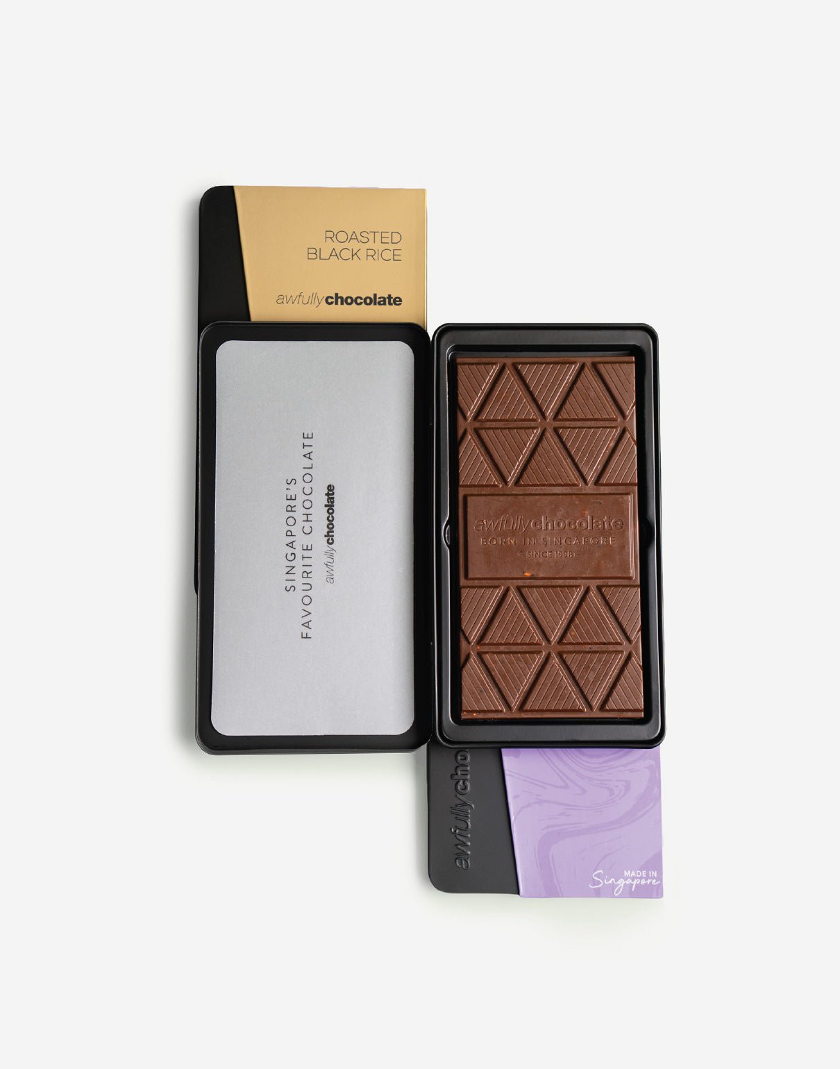 Roasted Black Rice Chocolate Bar - Awfully Chocolate