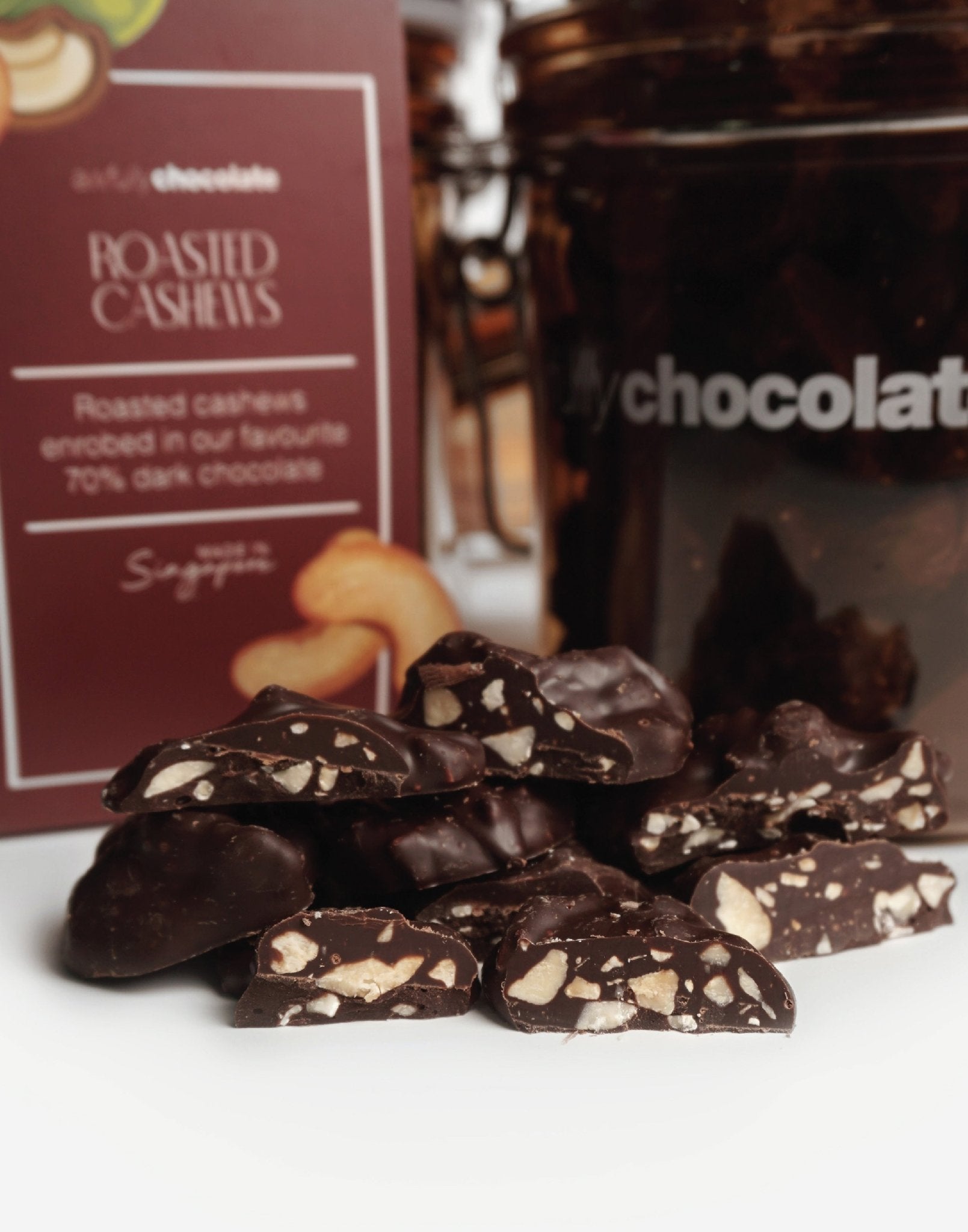 Roasted Cashews - Awfully Chocolate
