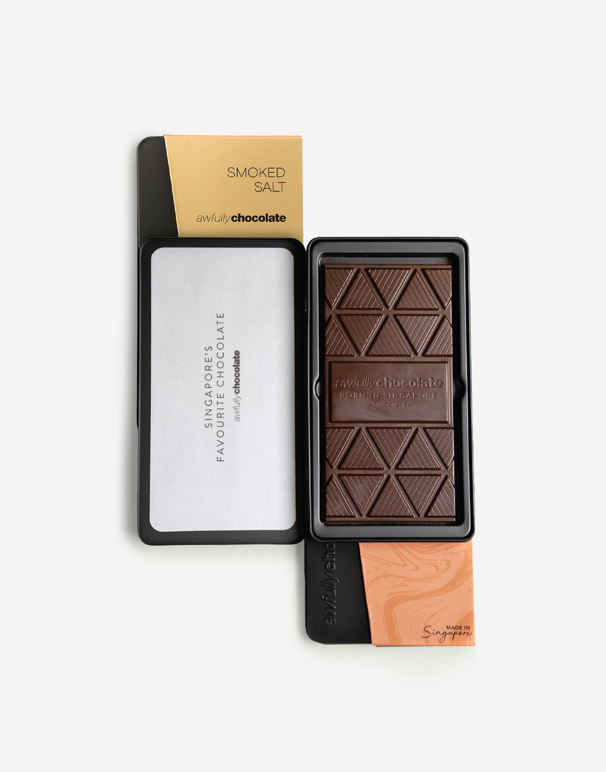 Smoked Salt Chocolate Bar - Awfully Chocolate