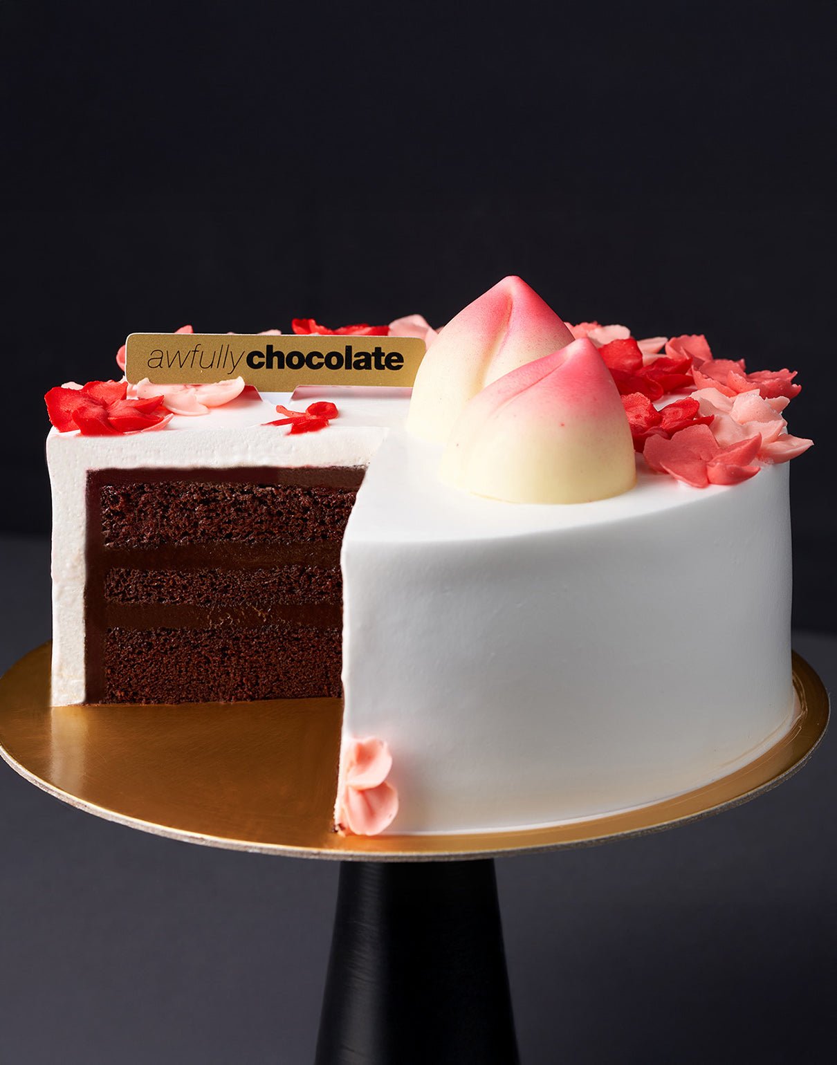 The Auspicious Full Bloom Longevity Cake – Awfully Chocolate