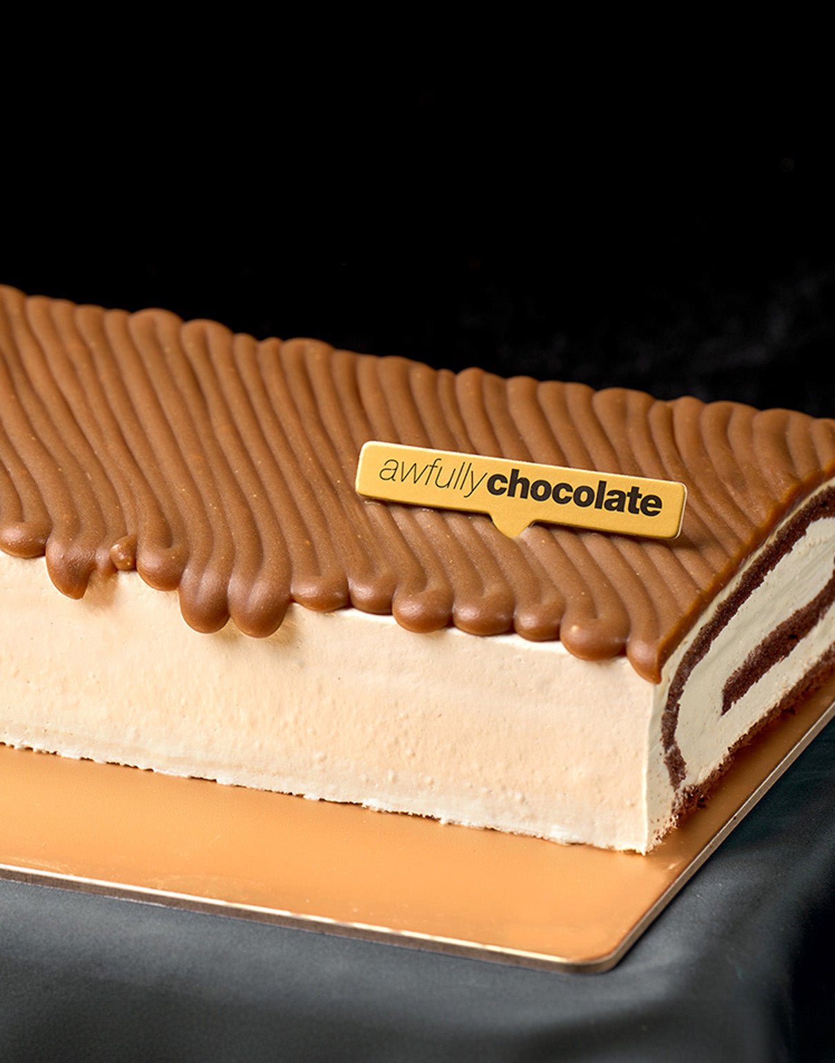 White Chocolate Butterscotch Block - Awfully Chocolate