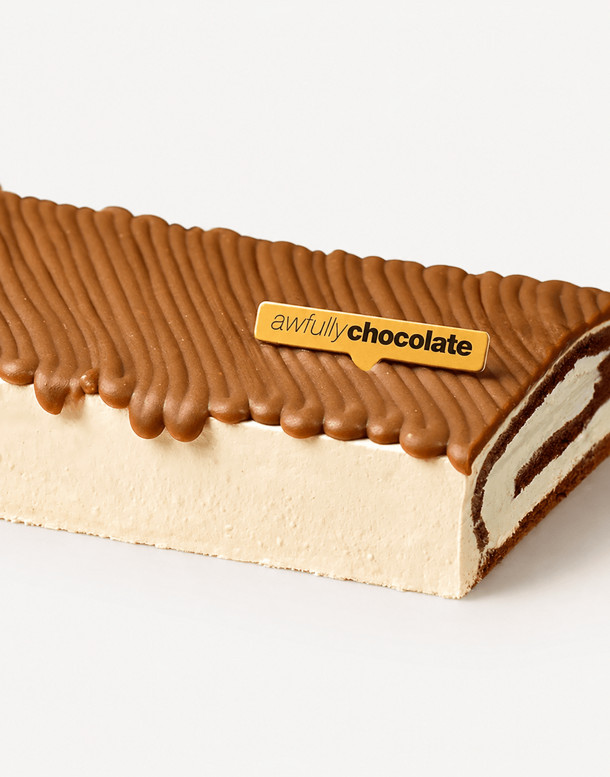 White Chocolate Butterscotch Block - Awfully Chocolate